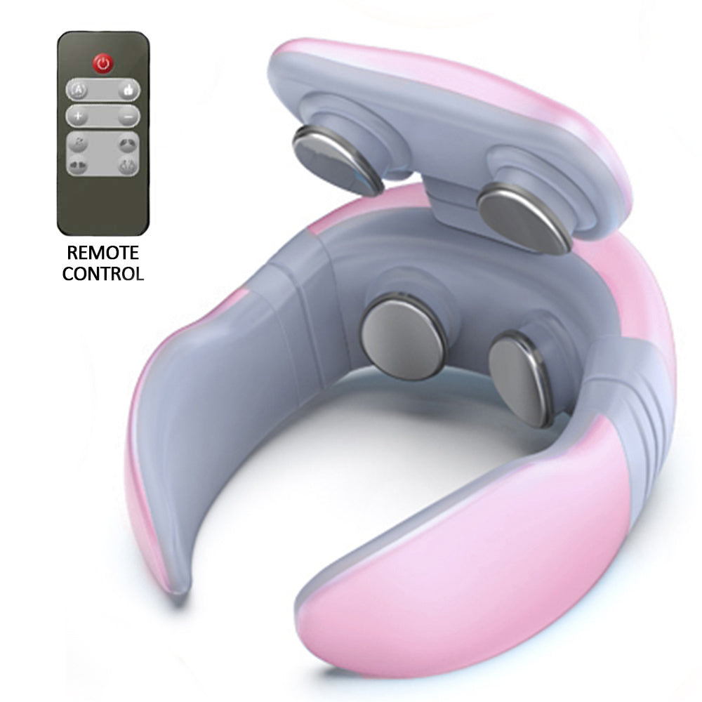 Smart Electric Pulse Back and Neck Massage 4 Heads Pain Relief Tool Health Care Relaxation Cervical Vertebra Physiotherapy Smart Electric Pulse Back and Neck Massage 4 Heads Pain Relief Tool Health Care Relaxation Cervical Vertebra Physiotherapy
